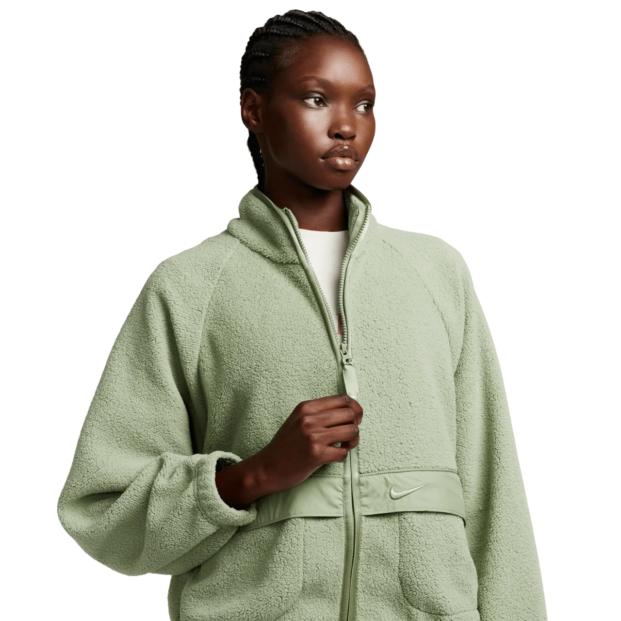 Women's nike sherpa jacket hot sale