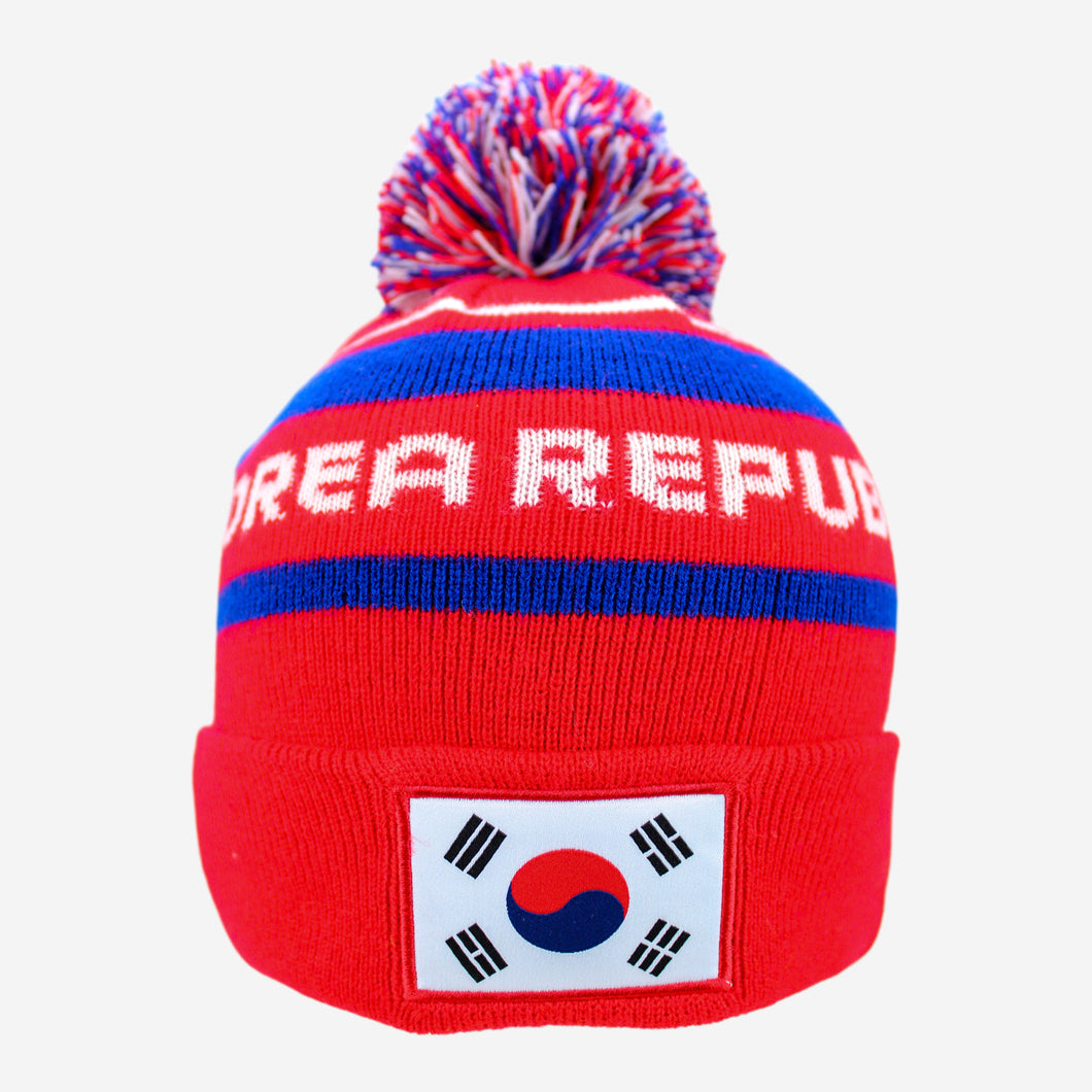Korea Republic Women's World Cup Stripe Beanie (9GS105Z115)