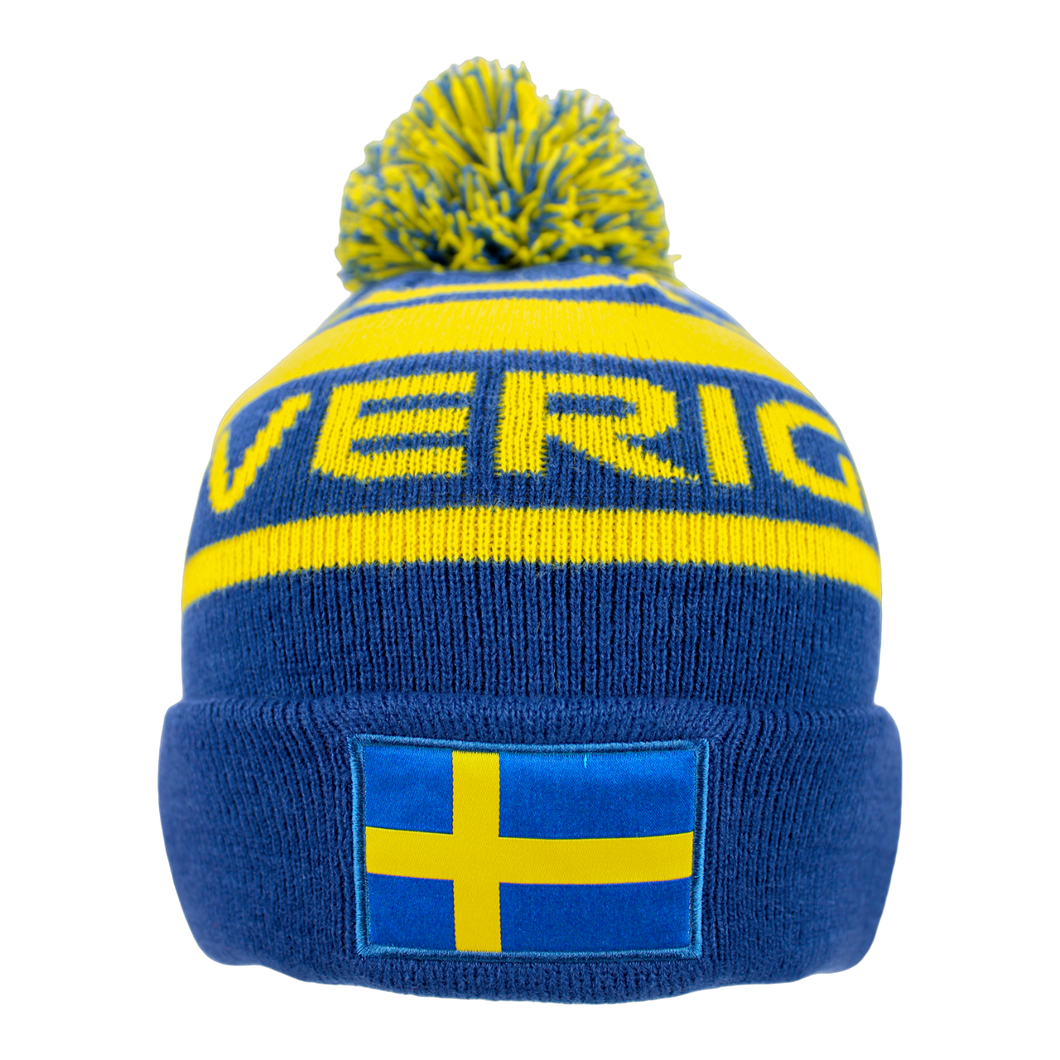 Sweden Women's World Cup Stripe Beanie (9GS105Z125)