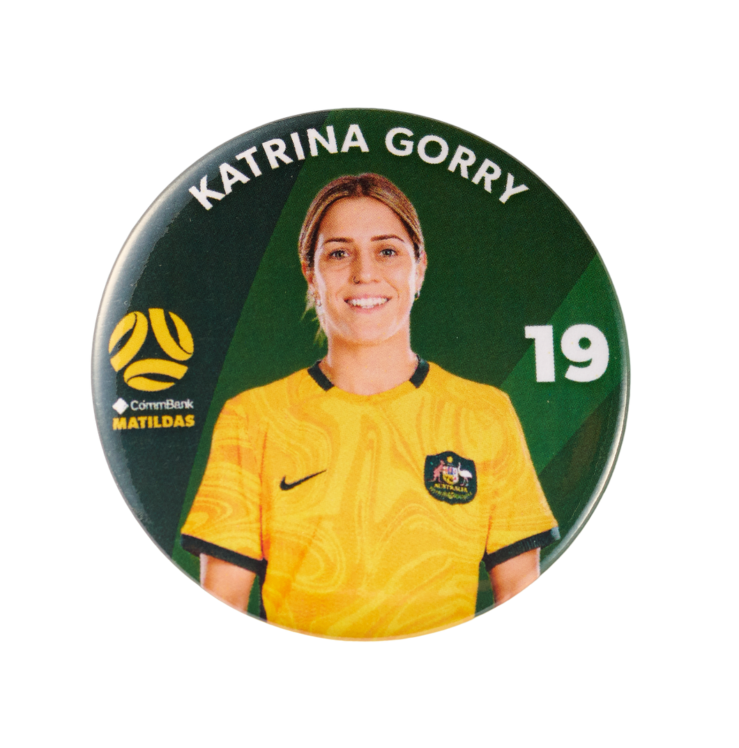 Matildas Player Badge Katrina Gorry (FAMATILDASBADGEGORRY)