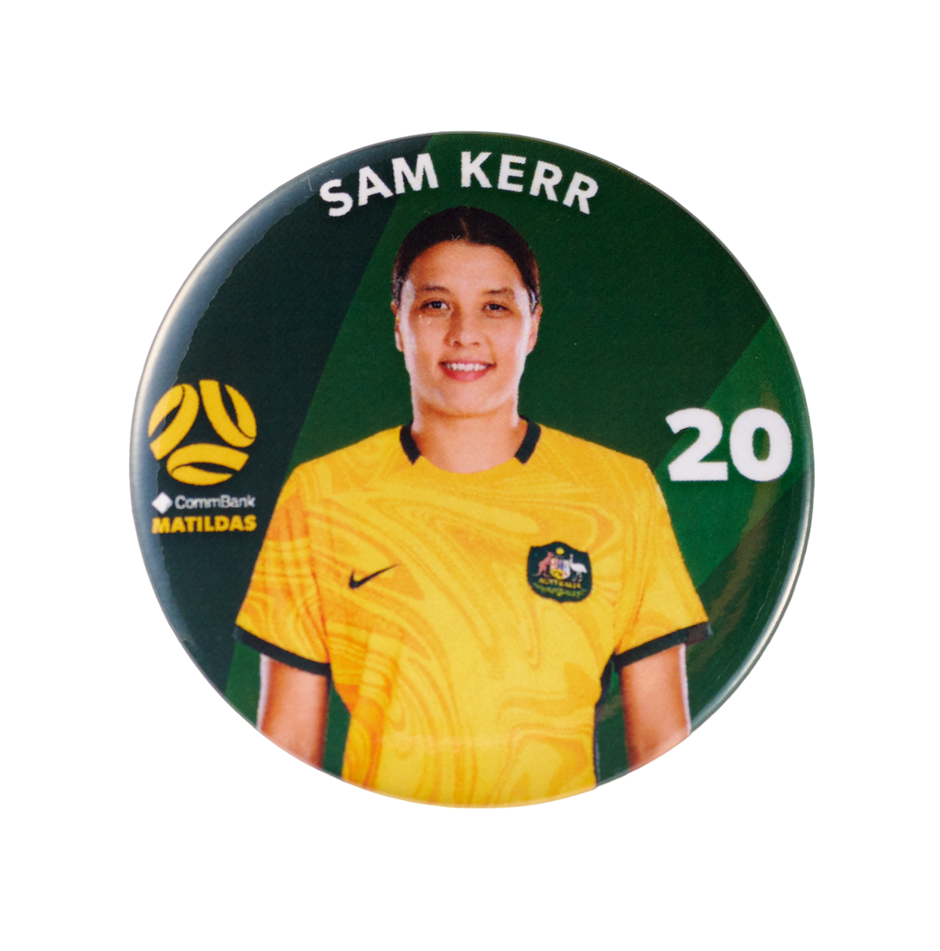 Matildas Player Badge Sam Kerr (FAMATILDASBADGEKERR)