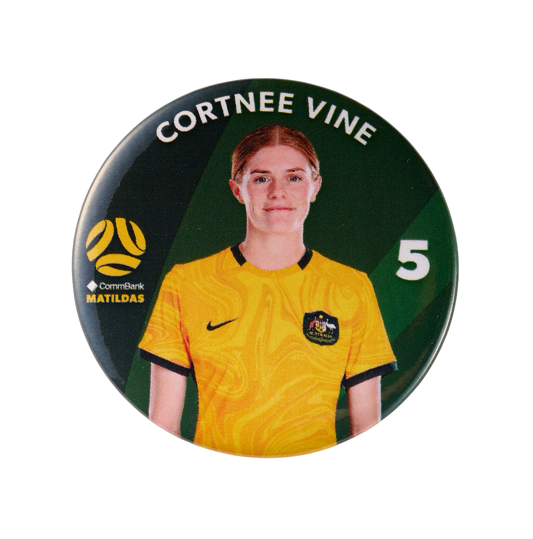 Matildas Player Badge Cortnee Vine (FAMATILDASBADGEVINE)