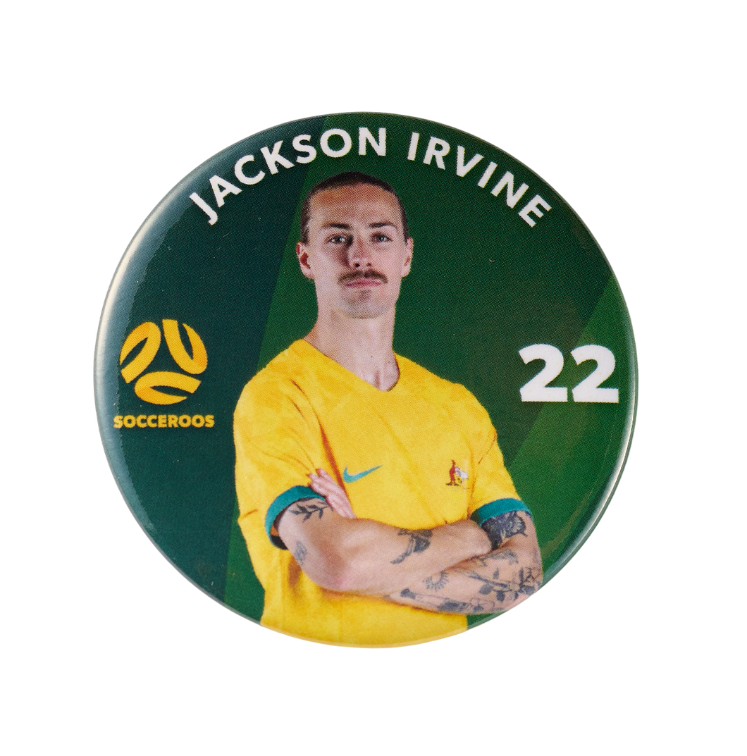 Socceroos Player Badge Jackson Irvine (FASOCCEROOSBADGEIRVINE)