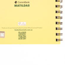 Load image into Gallery viewer, Matildas Back to School A5 Notebook - Player Stack (9631903-02)
