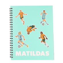 Load image into Gallery viewer, Matildas Back to School A4 Notebook - Player Stack (9631904-02)
