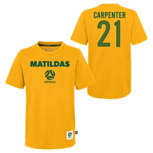 Load image into Gallery viewer, Youth Matildas Graphic Tee - Carpenter 21 (7KIB77BF7-CARPENTER)
