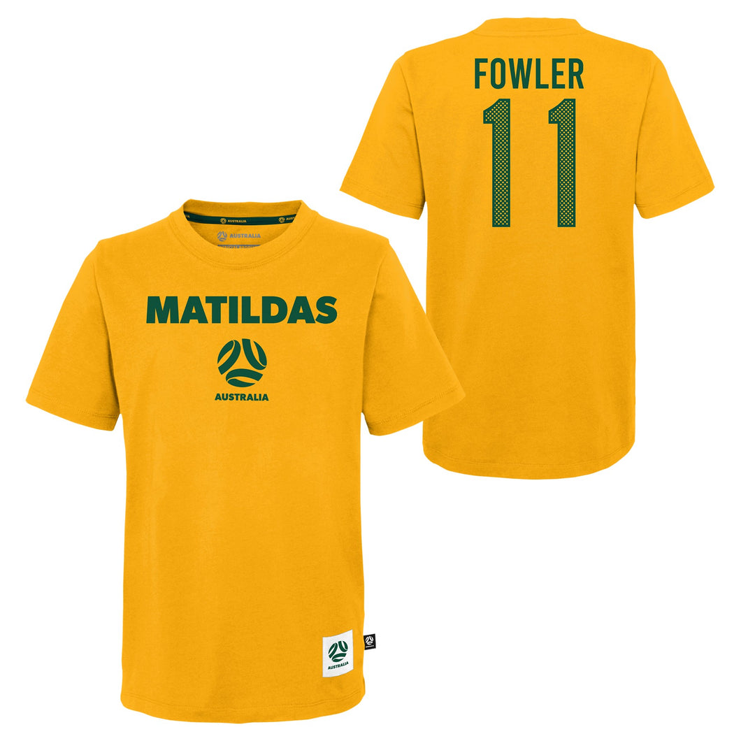 Youth Matildas Graphic Tee - Fowler 11 (7KIB77BF7-FOWLER)