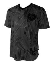 Load image into Gallery viewer, Socceroos Retro &quot;Spew&quot; Blackout Jersey (SBSJ)
