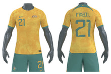 Load image into Gallery viewer, Australia Youth 22/23 Home Jersey - Custom Printing - GREEN
